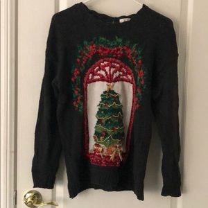 Talbot petite hand knitted christmas sweater